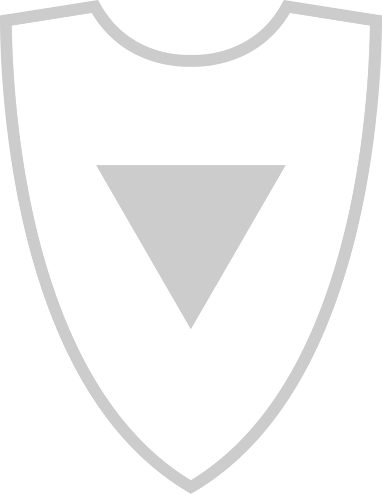 shield outline vector