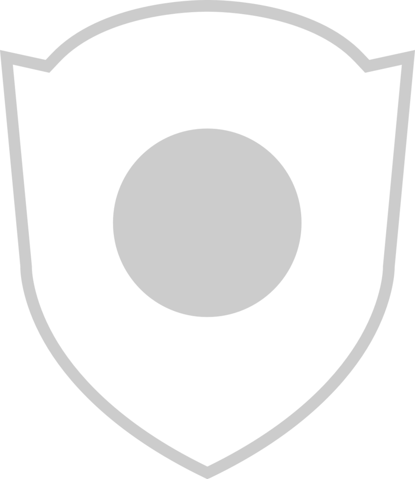 shield outline vector