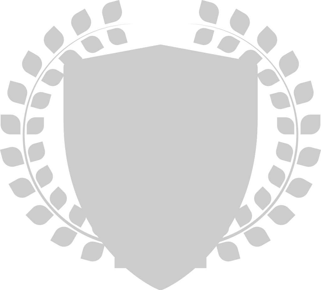 Shield olive wreath vector