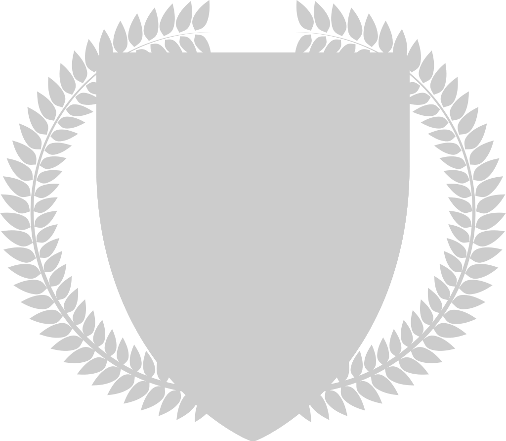 Shield olive wreath vector