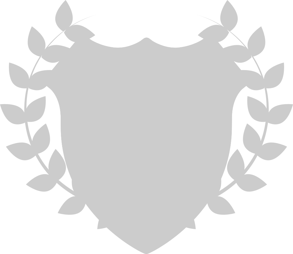Shield olive wreath vector
