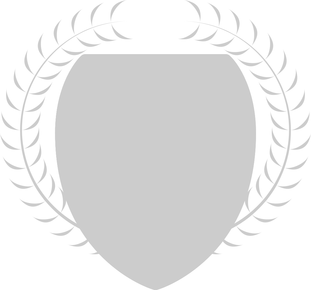Shield olive wreath vector