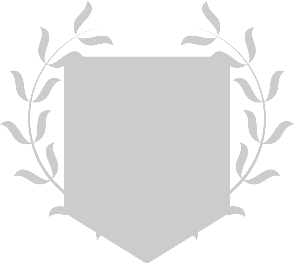 Shield olive wreath vector