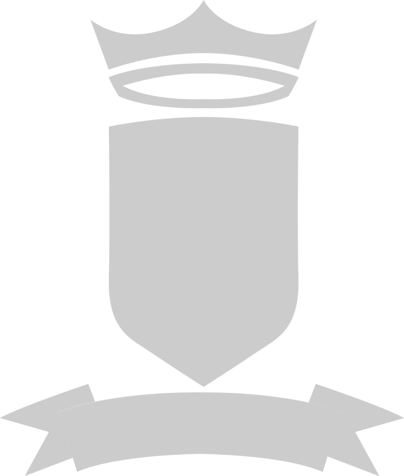 Shield crown  vector
