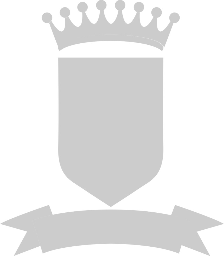 Shield crown  vector