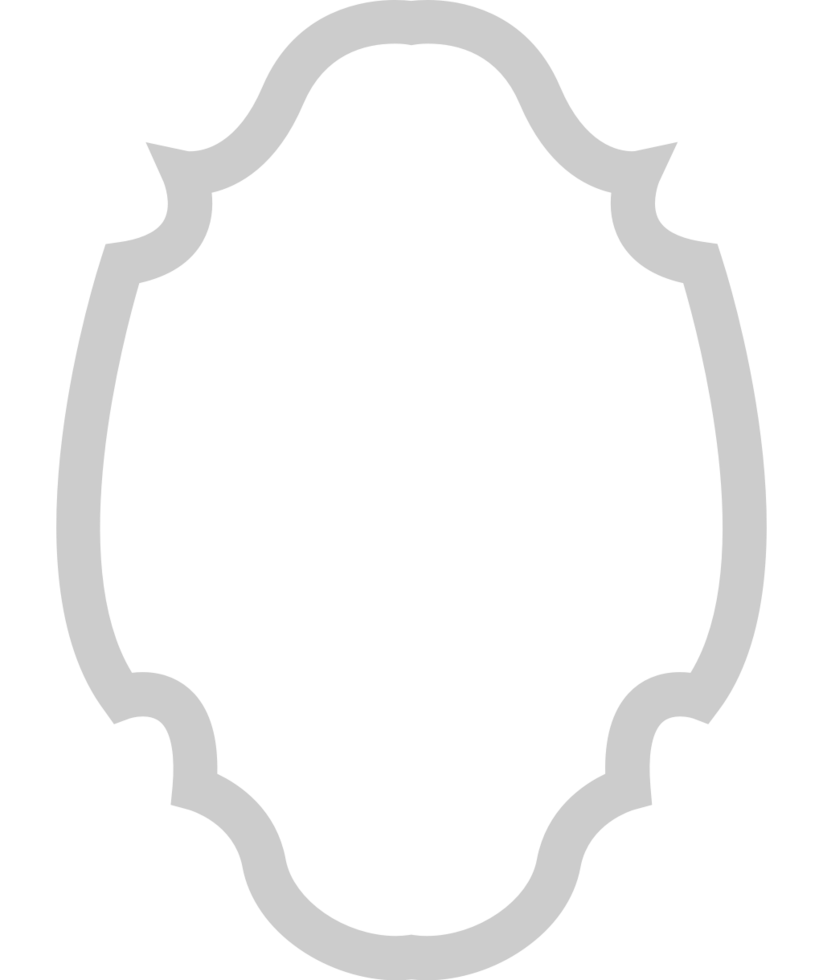 Shield outline vector
