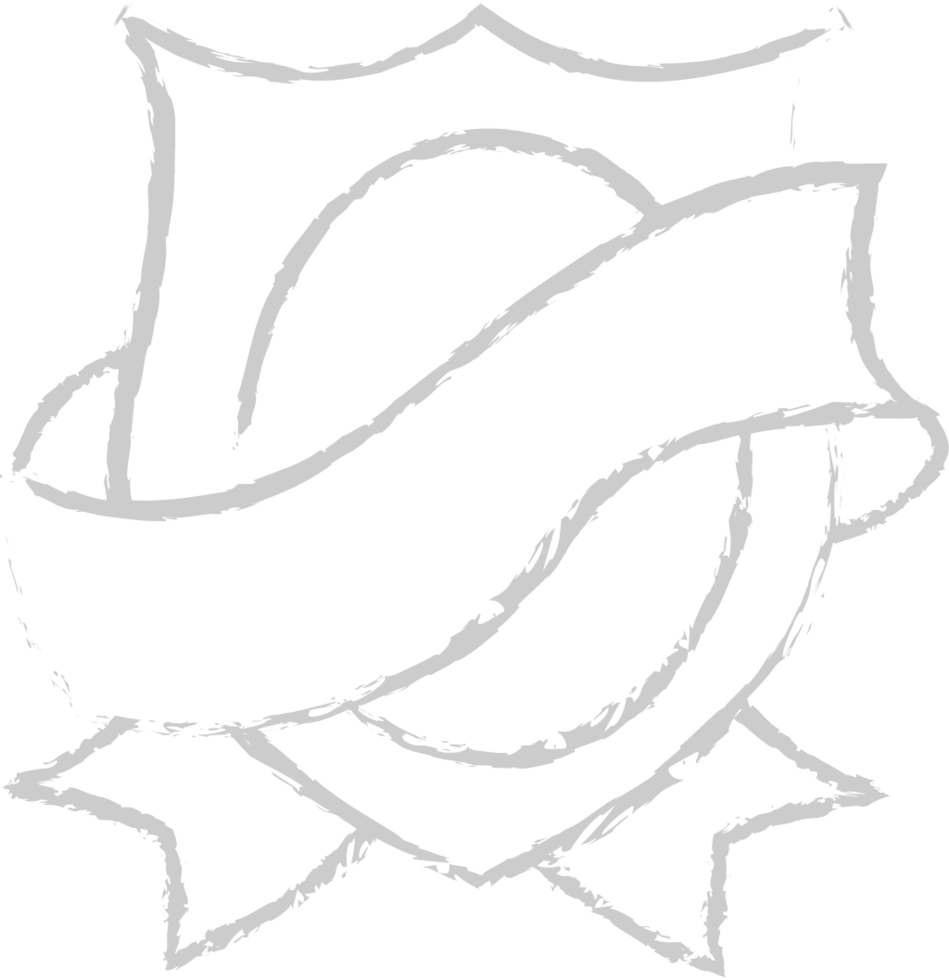 Shield outline chalk vector