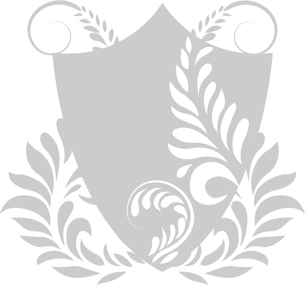 Shield floral vector