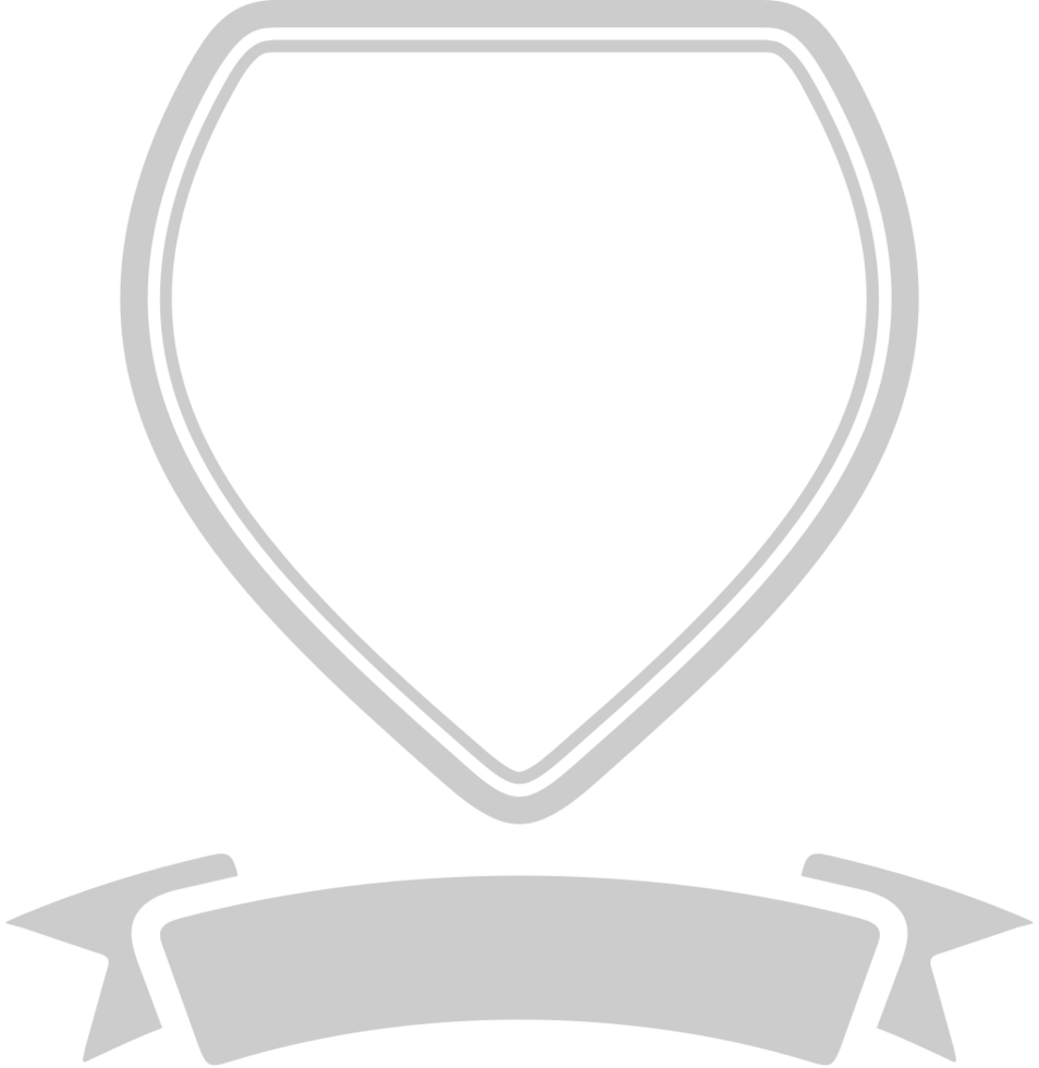 Shield banner vector