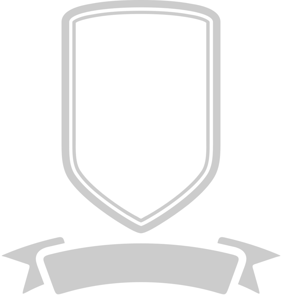 Shield banner vector