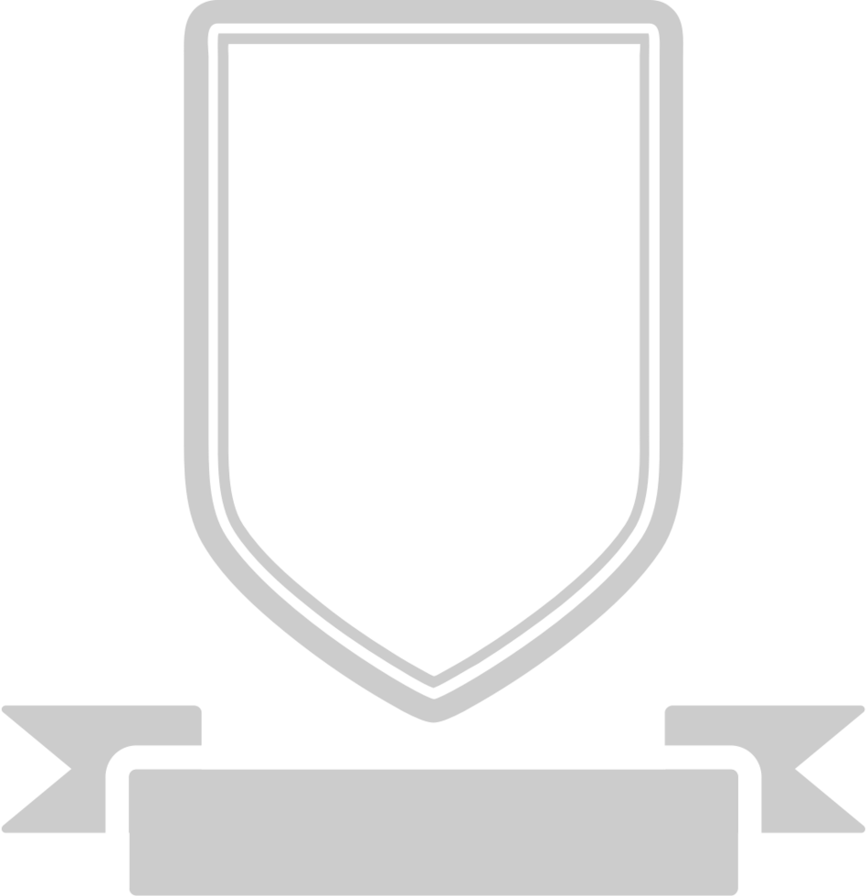 Shield banner vector