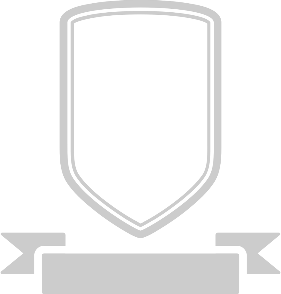 Shield banner vector