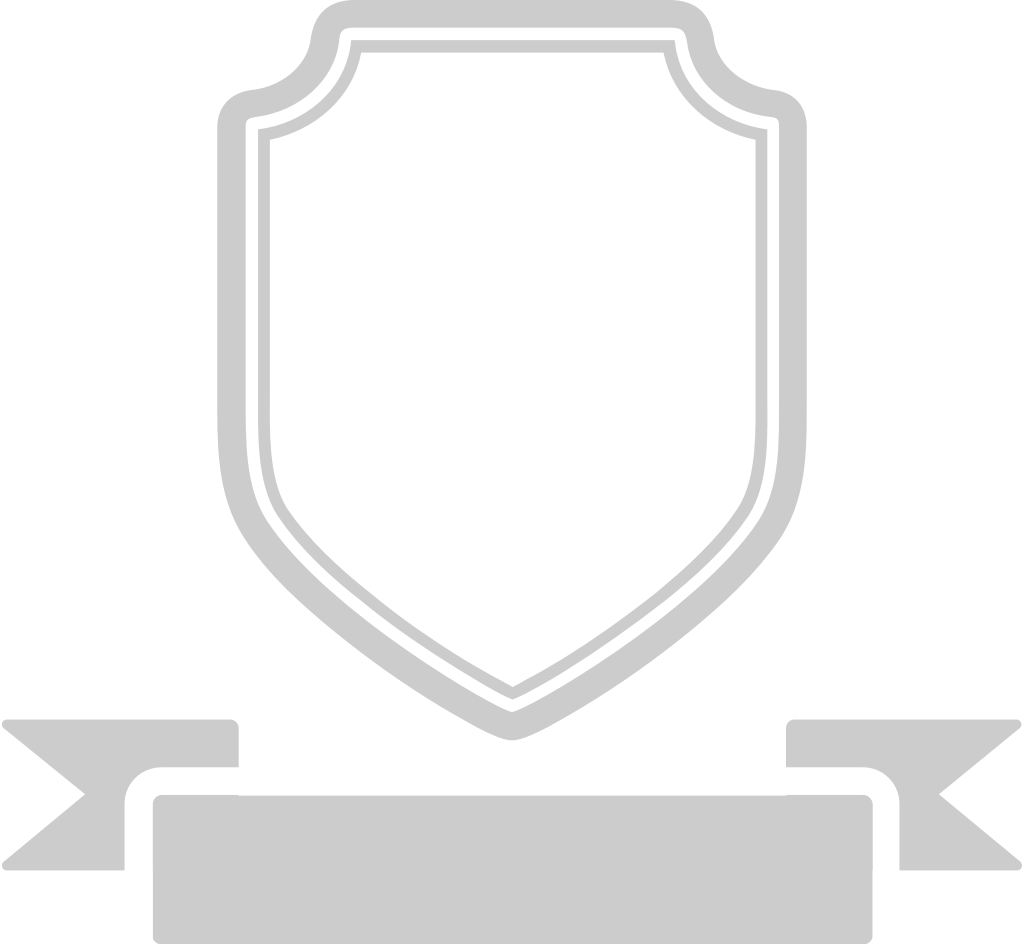 Shield banner vector