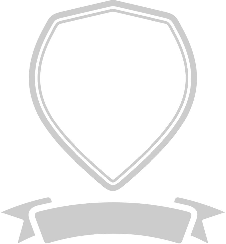 Shield banner vector