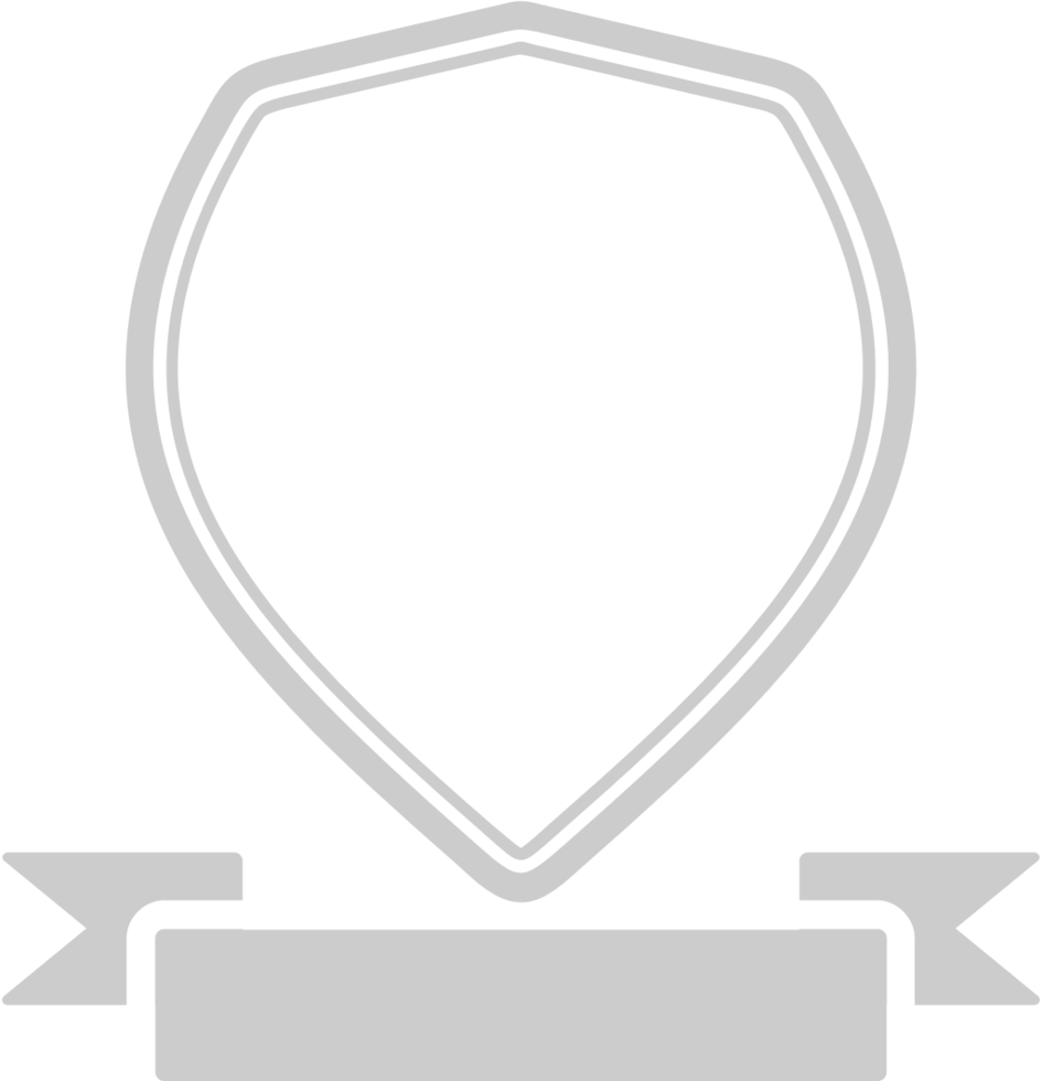 Shield banner vector