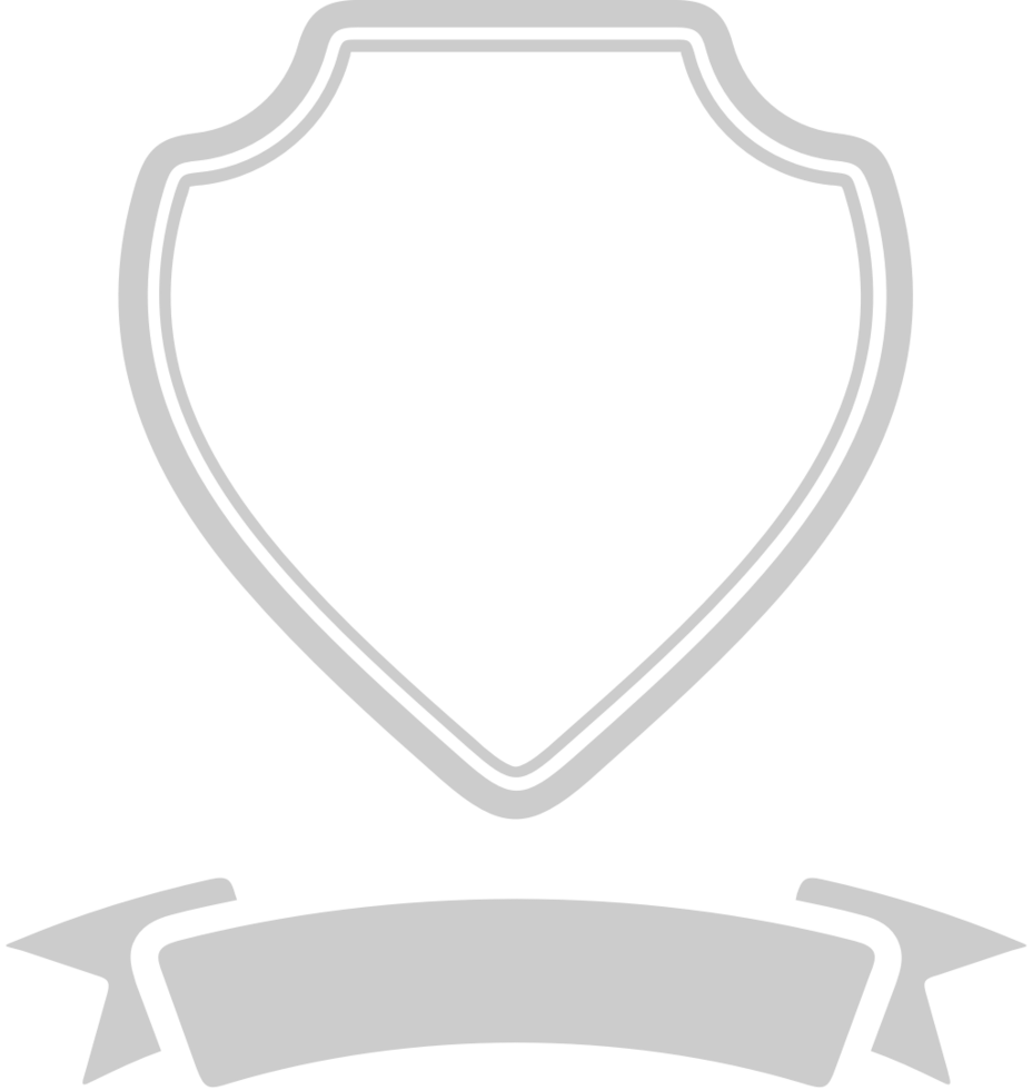 Shield banner vector