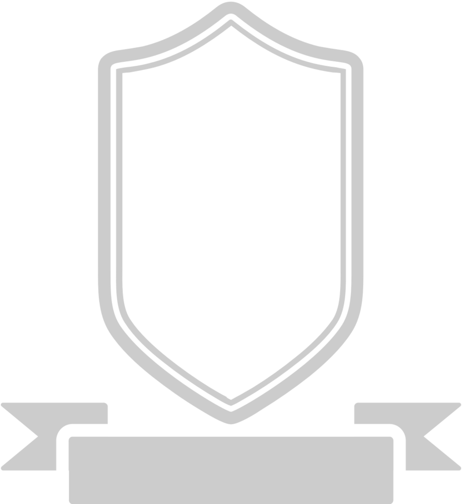 Shield banner vector