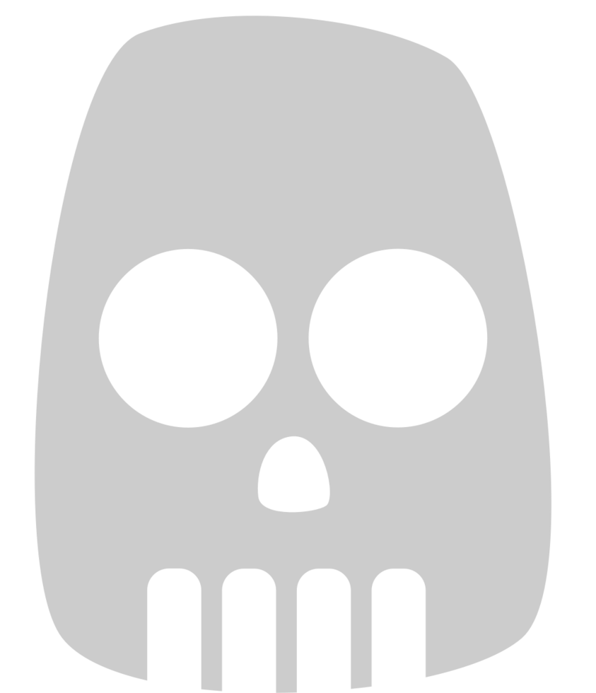 Skull cute vector