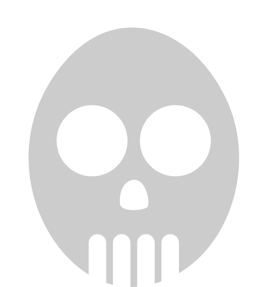 Skull cute vector