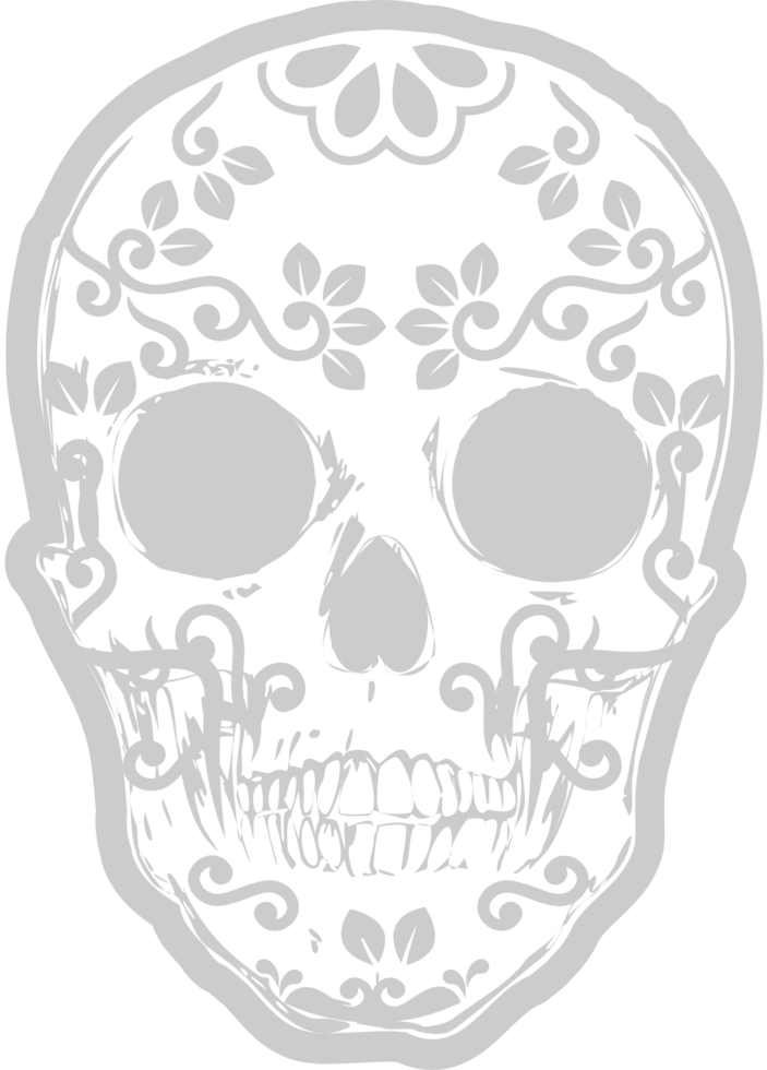 Sugar skull vector