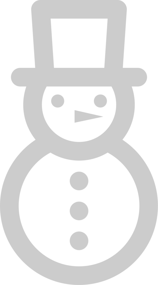 Winter Vacation Snowman vector