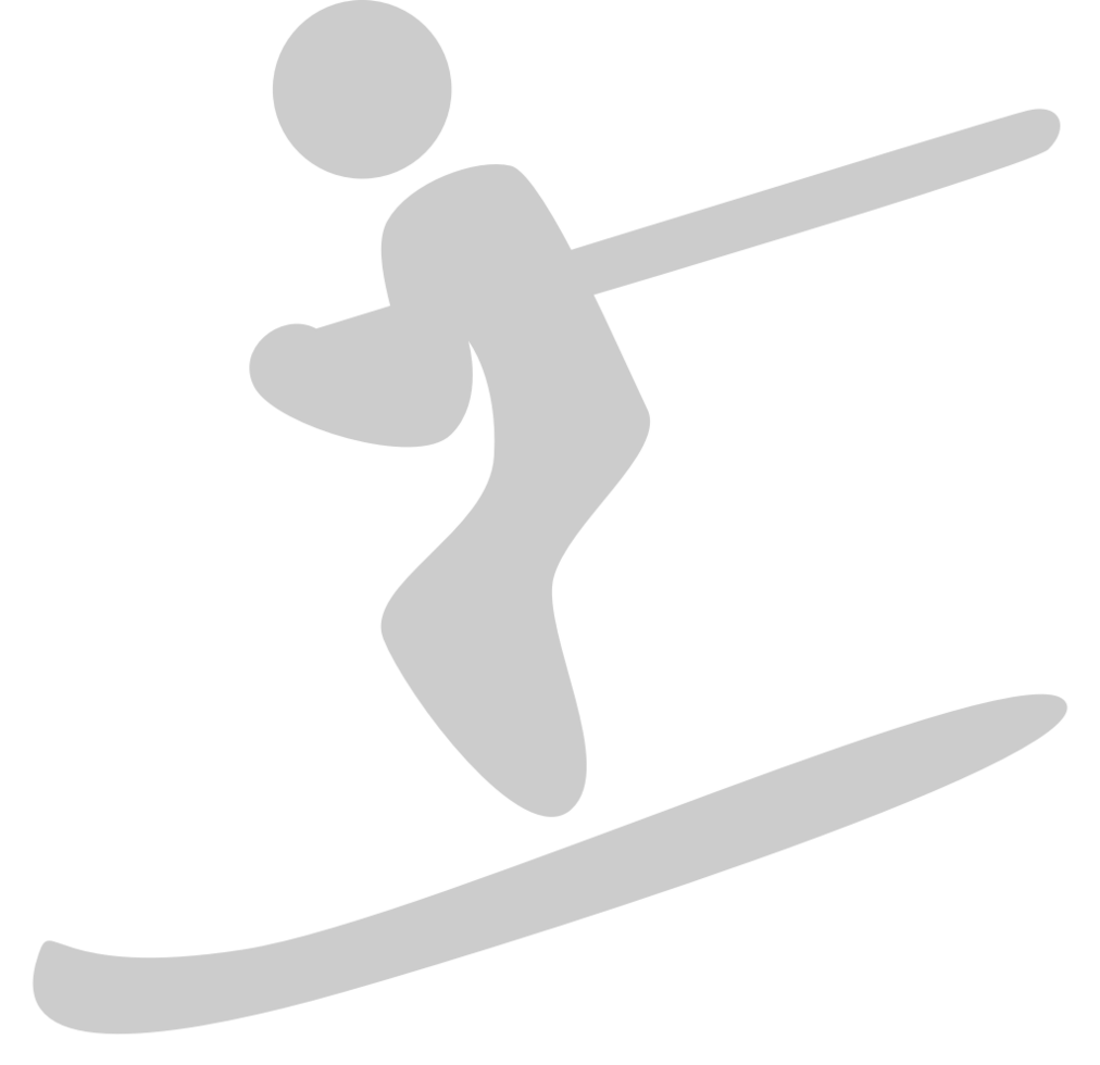 Winter Vacation Ski vector