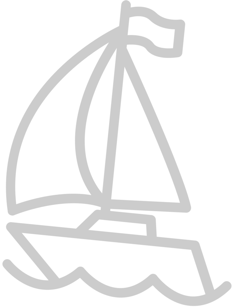 sail boat vector