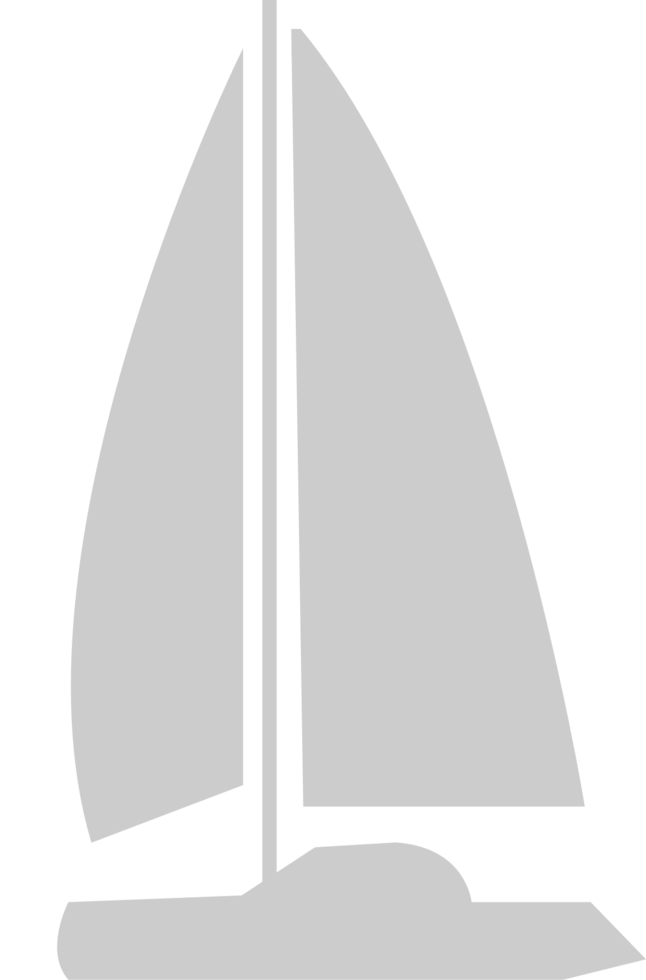 multihull sail boat vector