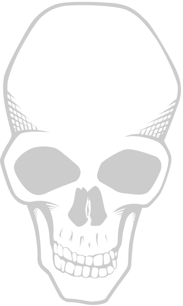 Skull alien vector