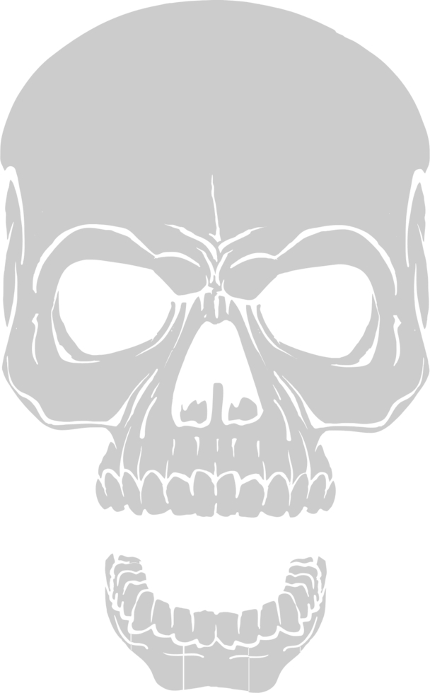Skull scream vector
