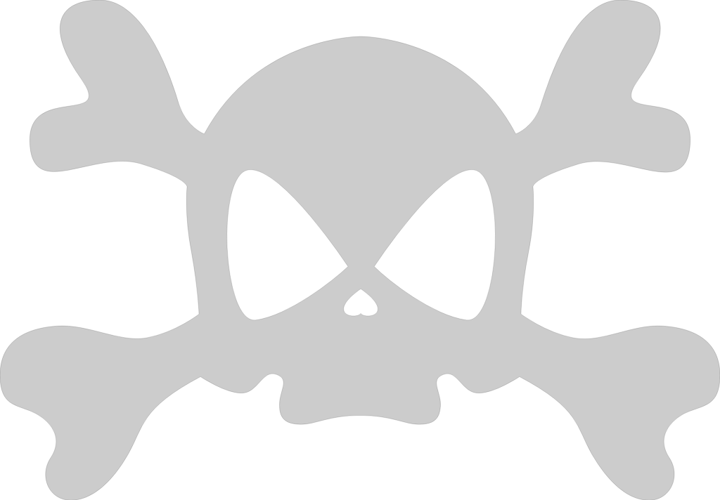 Skull danger vector