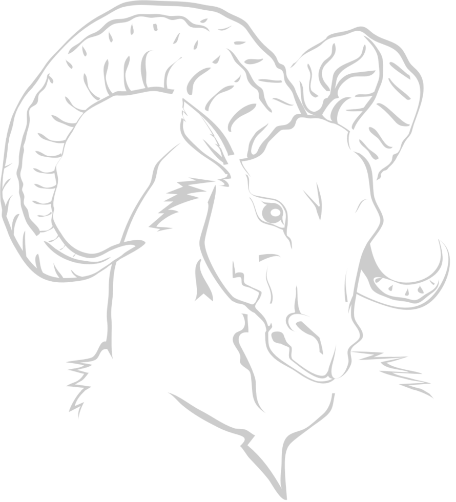 Ram head vector