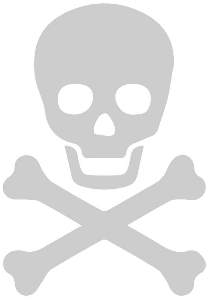 Skull danger vector