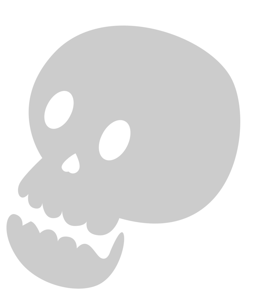 cráneo vector