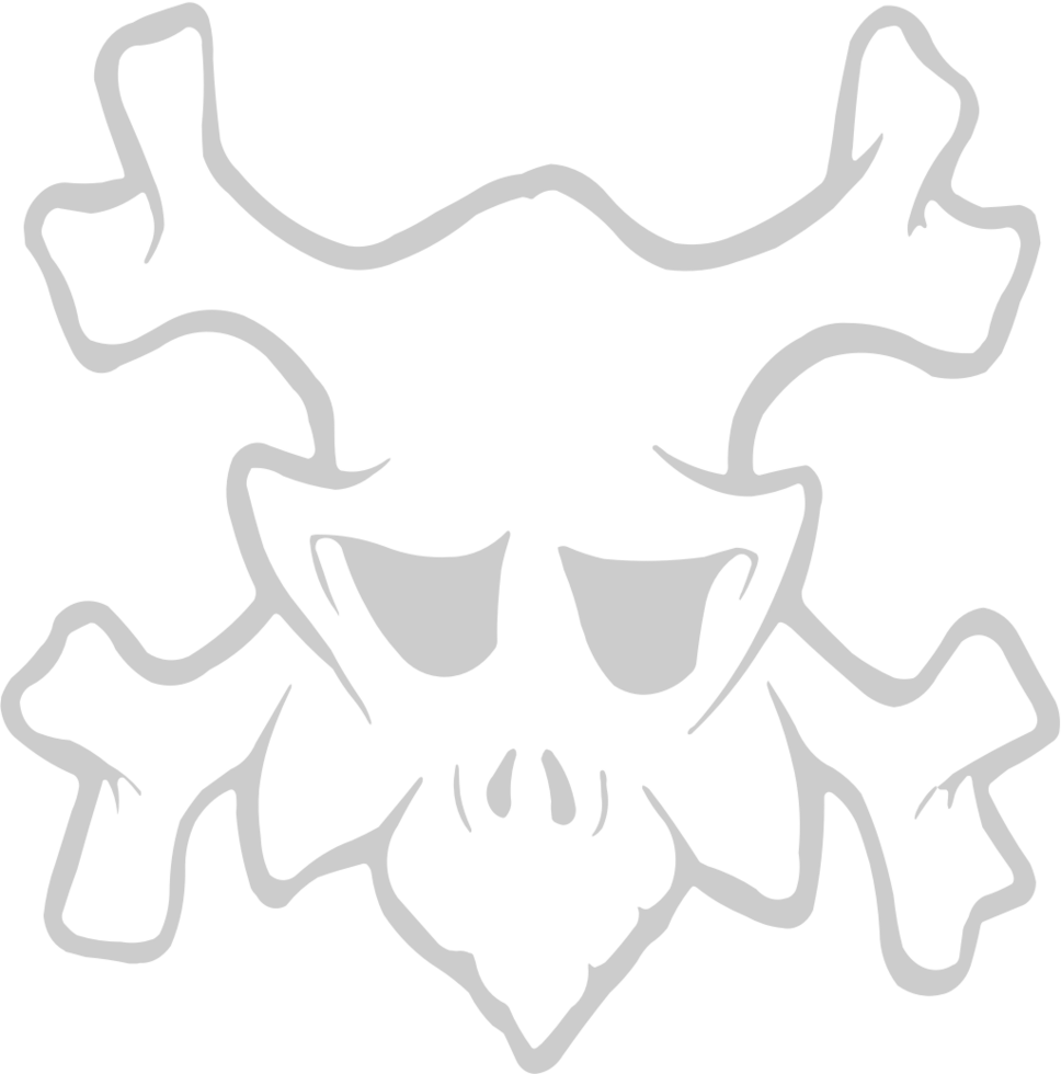 Skull logo vector