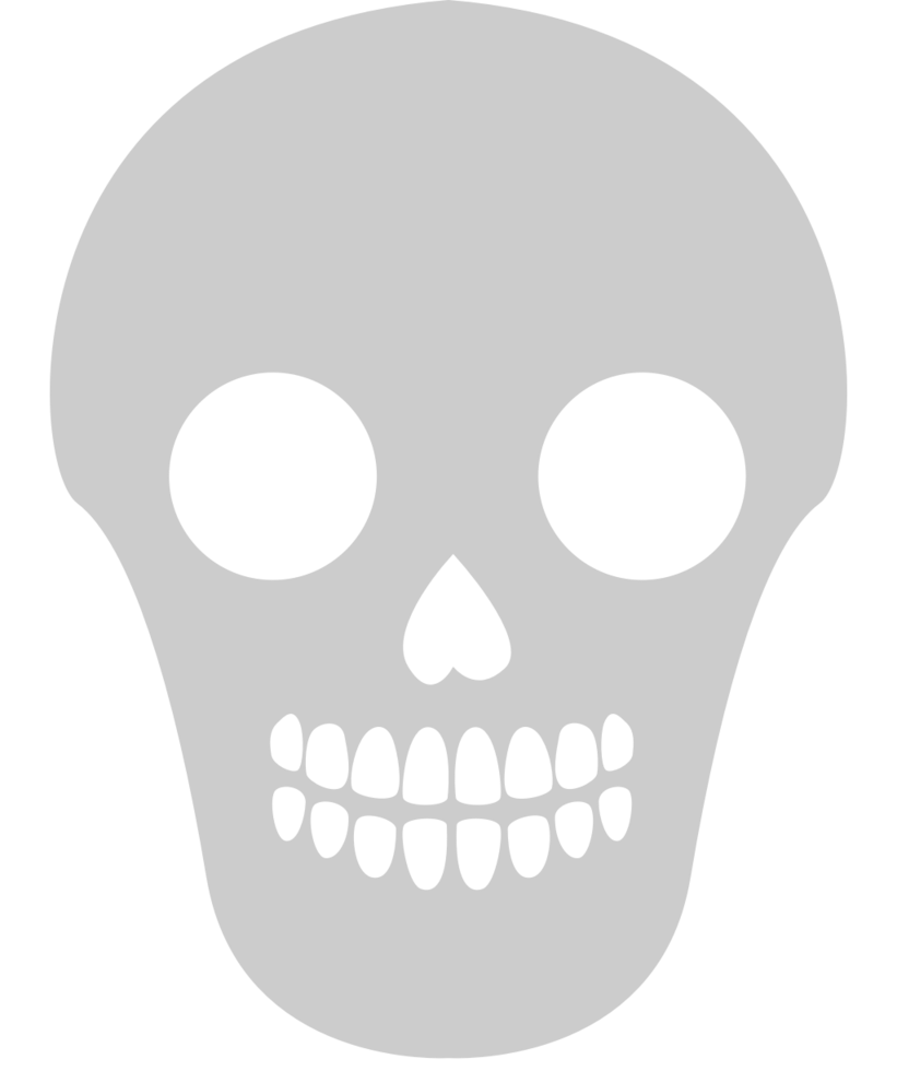 Skull funny vector