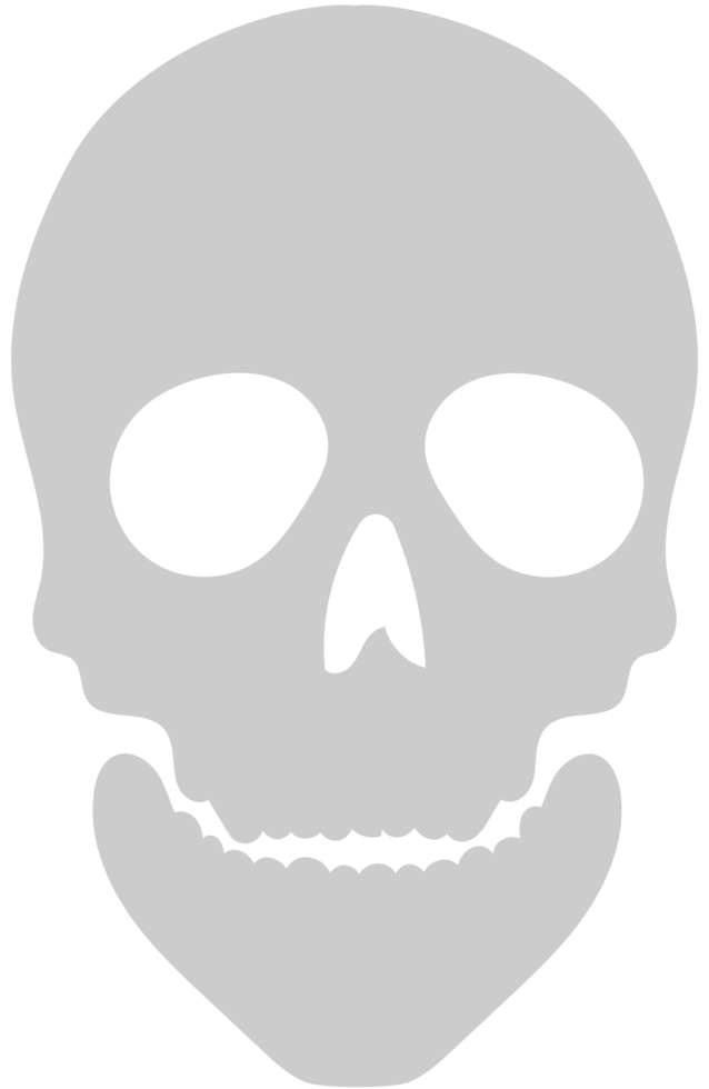 cráneo vector