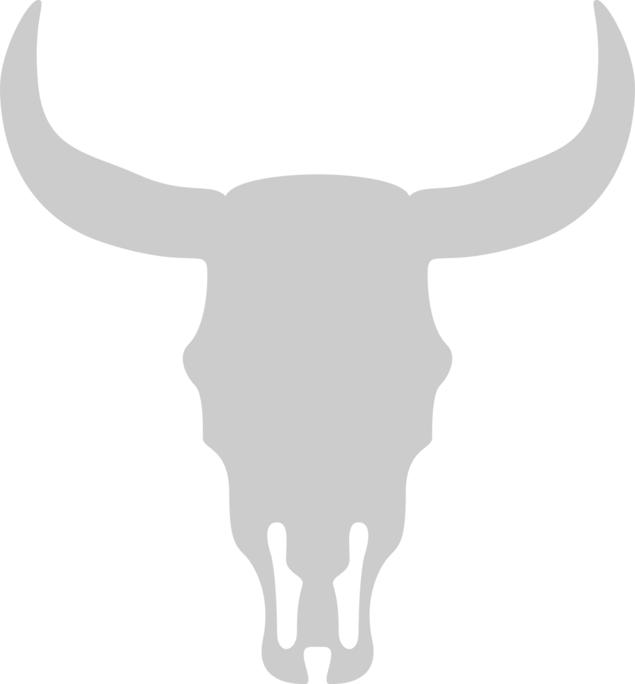 Skull bull vector