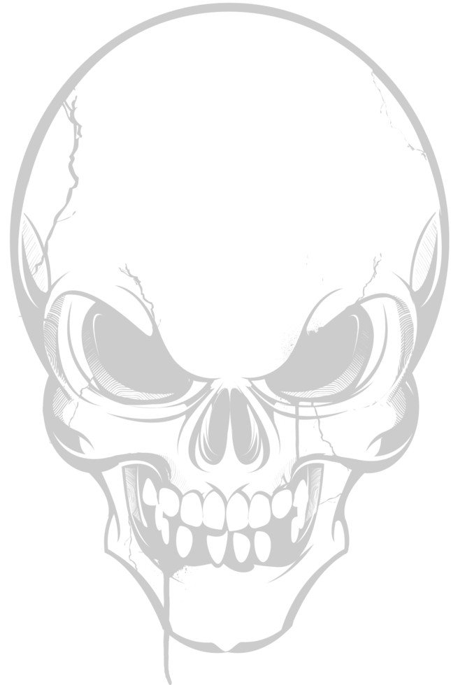 Skull vampire vector