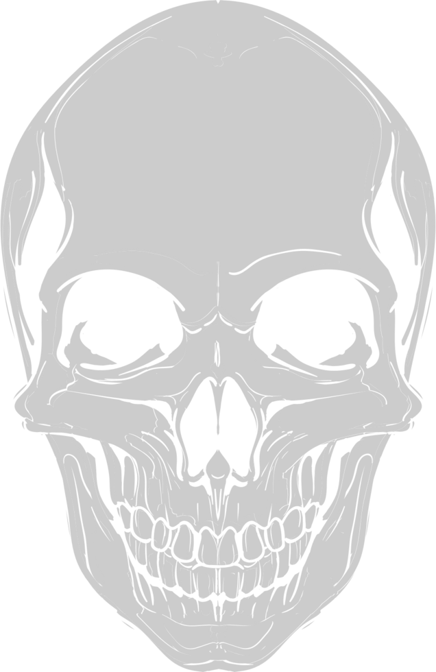 Skull scary vector