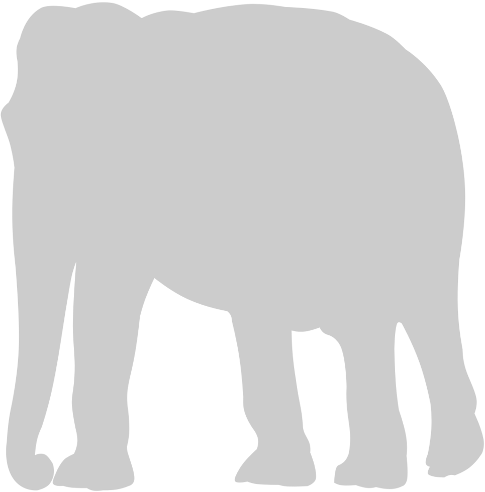 animal causas elefante vector