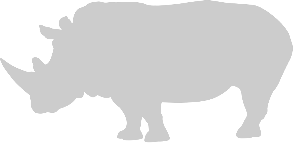 Animal Causes Rhino vector