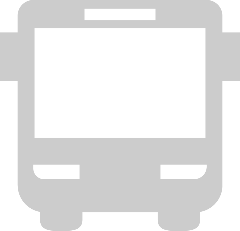 bus front view vector