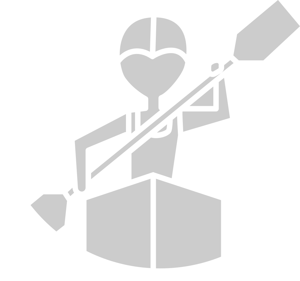 kayaking sport vector