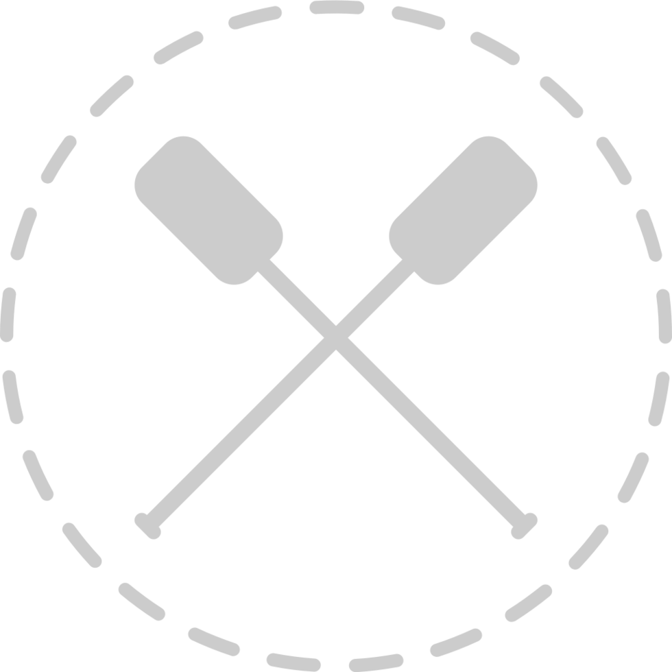 canoe paddle vector