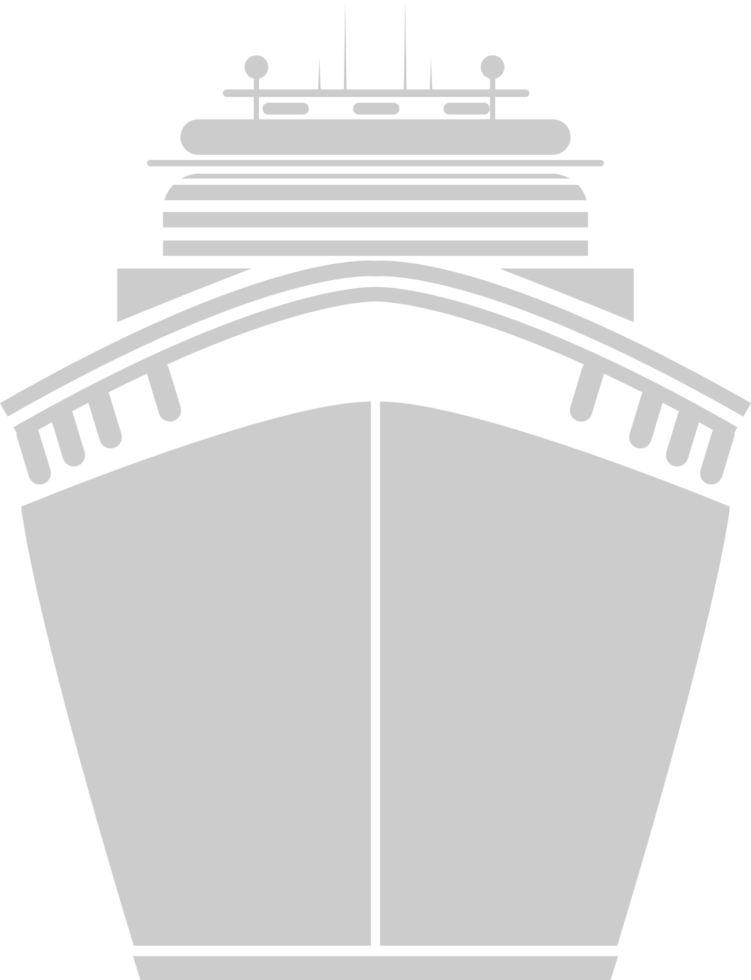 cruise ship vector