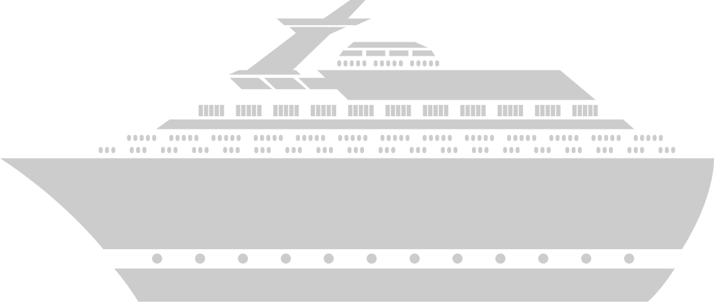cruise ship vector