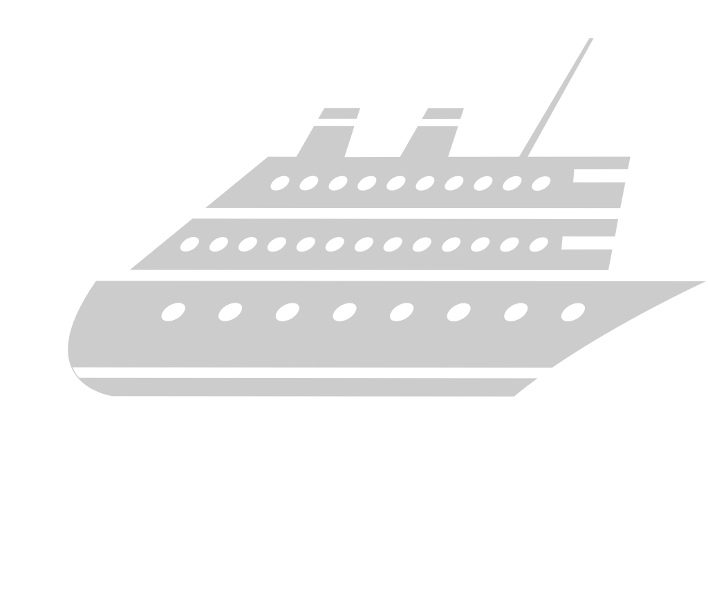 cruise ship vector