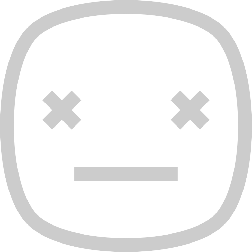 Smiley face dead vector