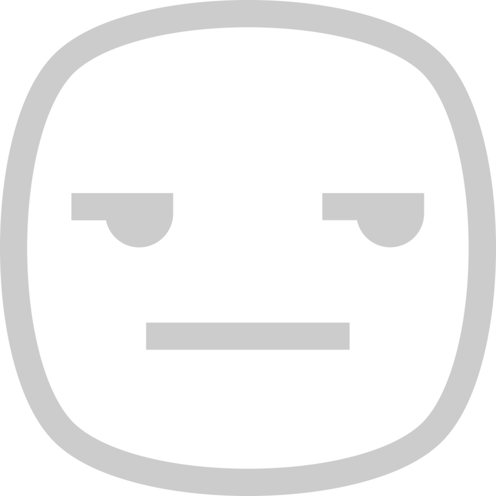 Smiley face stare vector